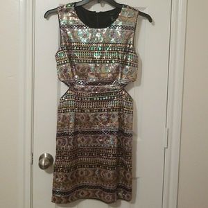 sequins bodycon dress